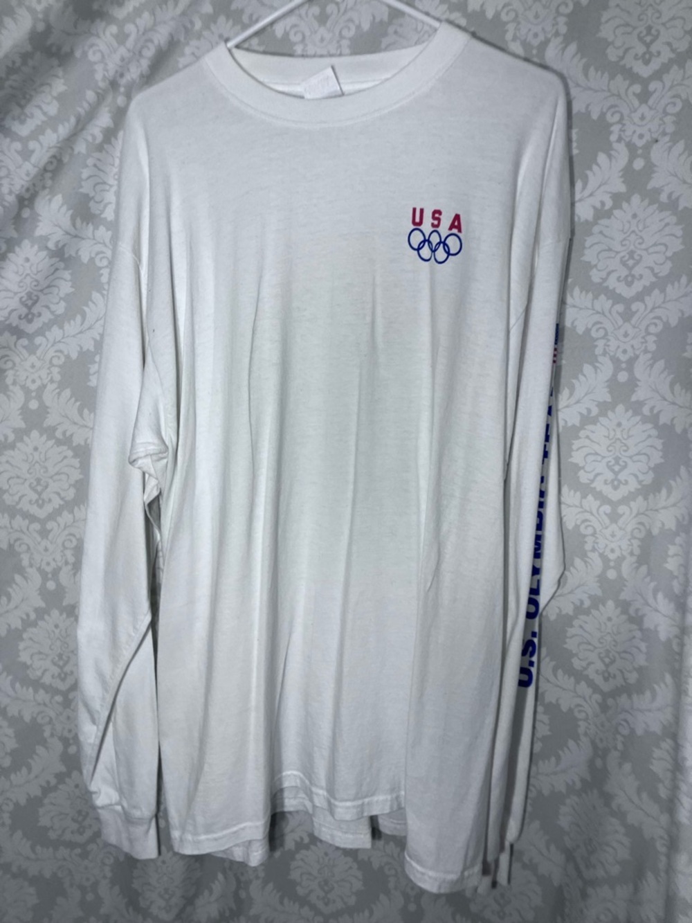USA Olympic Long-Sleeve Tee - White